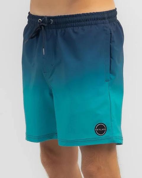 Skylark Men's Rise Mully Shorts in Blue | Size Small