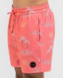 Skylark Men's Tranquil Mully Shorts in Coral | Size Small