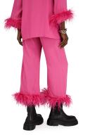 Sleeper Party Pajama Set With Double Feathers Pink