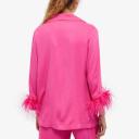 Sleeper Party Pajama Set With Double Feathers Pink