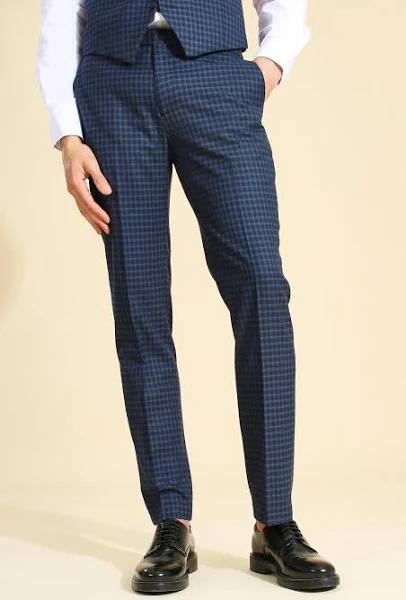 Slim Check Suit Trouser