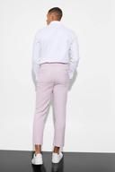 Slim Crop Plain Suit Trousers