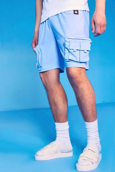 Slim Fit 3D Pocket Cargo Shorts