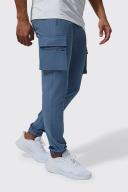 Slim Fit Elastic Waist Lightweight Cargo Jogger