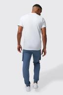 Slim Fit Elastic Waist Lightweight Cargo Jogger