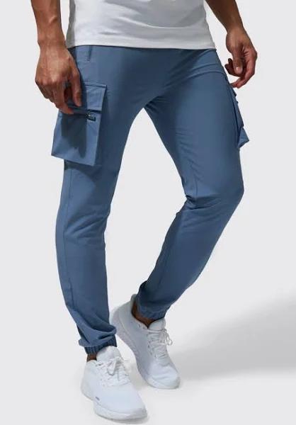 Slim Fit Elastic Waist Lightweight Cargo Jogger