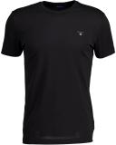 Slim Fit Piqué T-Shirt 5XL / Black / Black