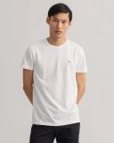 Slim Fit Piqué T-Shirt 5XL / White / White