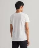 Slim Fit Piqué T-Shirt 5XL / White / White