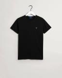 Slim Fit Piqué T-Shirt XS / Black / Black