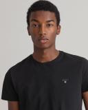 Slim Fit Piqué T-Shirt XS / Black / Black
