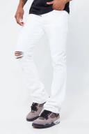 Slim Flare Contrast Gusset Detail Jeans