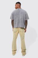 Slim Flare Multi Rip Gusset Jeans