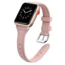 Slim Leather Band For Apple Watch, AU Straps For iWatch, Flower 2 / 38mm, 40mm & 41mm