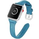 Slim Leather Band For Apple Watch, AU Straps For iWatch, Flower 2 / 38mm, 40mm & 41mm