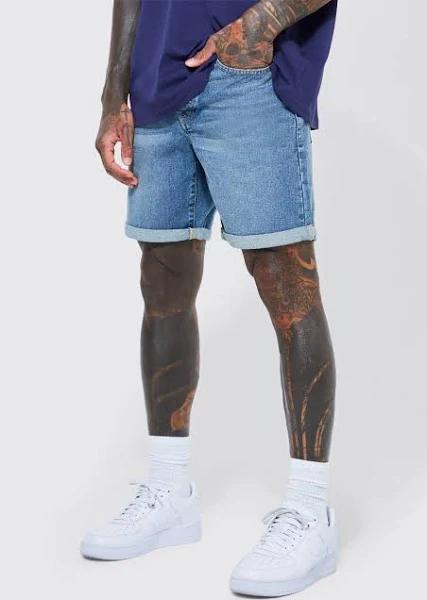 Slim Rigid Denim Short