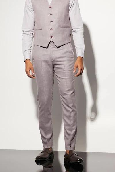 Slim Textured Suit Trouser