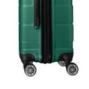 Slimbridge 20" Expandable Luggage Travel Suitcase Trolley Case Hard Green