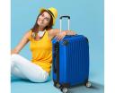 Slimbridge 20" Luggage Suitcase Code Lock Hard Shell Travel Carry Bag Blue