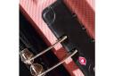 Slimbridge 28" Luggage Suitcase Trolley TSA Travel Packing Lock Hard Rose Gold