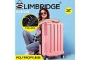 Slimbridge 28" Luggage Suitcase Trolley TSA Travel Packing Lock Hard Rose Gold