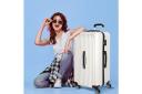 Slimbridge Waterproof 30" TSA Luggage Trolley Travel Suitcase - White