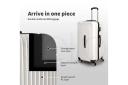 Slimbridge Waterproof 30" TSA Luggage Trolley Travel Suitcase - White