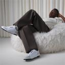 Slipstream Lo Retro Trainers Shoes in White/Vaporous Gray, Size 8 by Puma