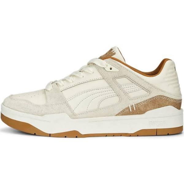 Slipstream Premium Unisex Sneakers in Pristine/Desert Tan/Gum, Size 10 by Puma