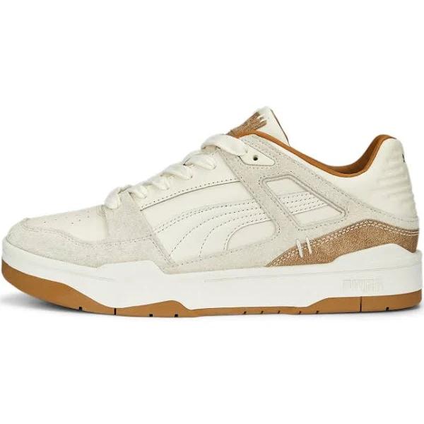 Slipstream Premium Unisex Sneakers in Pristine/Desert Tan/Gum, Size 6 by Puma