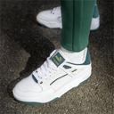 Slipstream Unisex Sneakers in White/Varsity Green, Size 11.5 by Puma