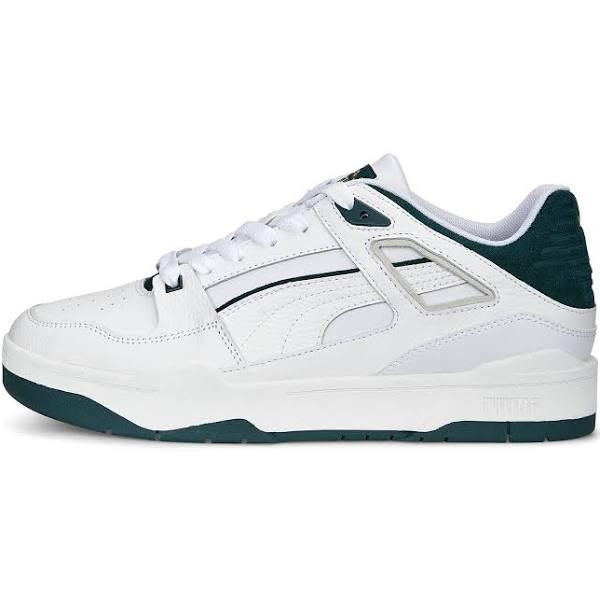Slipstream Unisex Sneakers in White/Varsity Green, Size 11.5 by Puma