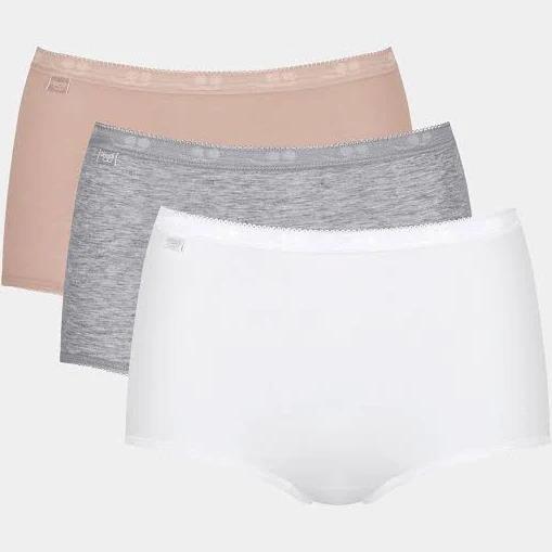 Sloggi Maxi Brief 2 Pack - Light Grey Melange - 16