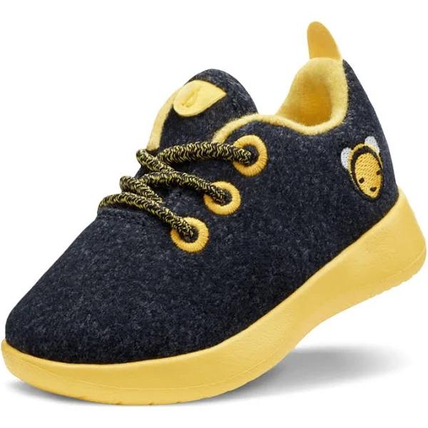 Smallbirds Wool Sneakers Shoes, Little Kids - Natural Black, Toddler Size US 7