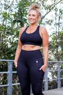 Smart Pocket 3/4 Length Tight - Black 2XL