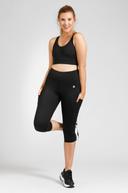 Smart Pocket 3/4 Length Tight - Black 2XL