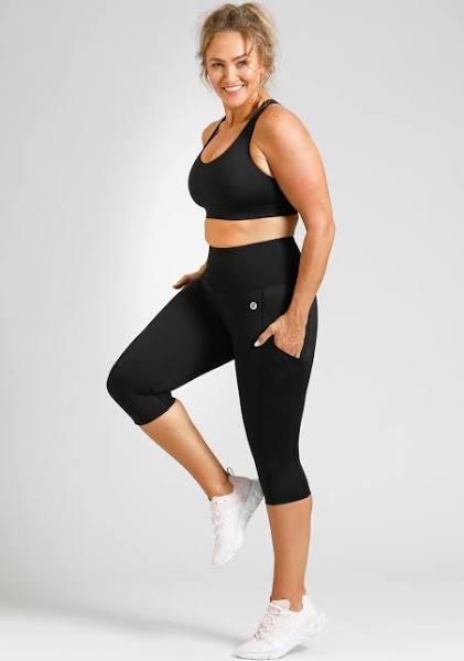 Smart Pocket 3/4 Length Tight - Black 2XL