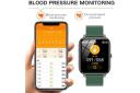 Smart Watch Fitness Tracker Full-touch Screen for Android IOS Phones Fitness Tracker with Heart Rate Blood Oxygen and Sleep Monitor Activity Tracker