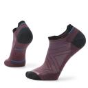 Smartwool Argyle Purple Run Zero Cushion Low Ankle Socks XL