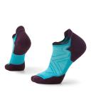 Smartwool Capri Blue & Bordeaux Run Training Low Ankle Socks XL