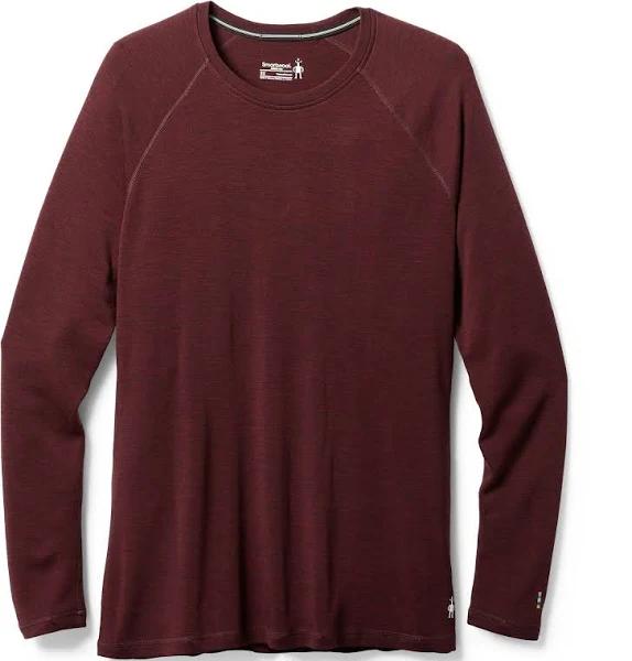 Smartwool Classic Thermal Merino Crew - Womens Black Cherry Heather / Medium