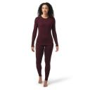 Smartwool Classic Thermal Merino Crew - Womens Black Cherry Heather / Small