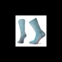 Smartwool Hike Leaf Pattern Socks Blue White Women - L
