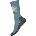 Smartwool Hike Leaf Pattern Socks Blue White Women - L