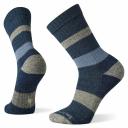 Smartwool Hike Unisex Light Cushion Stripe Crew Socks - Neptune Blue