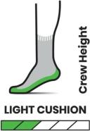Smartwool Hike Unisex Light Cushion Stripe Crew Socks - Neptune Blue