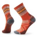 Smartwool Men's Hike Light Cushion Spiked Stripe Crew Socks, Light Gray, Large