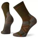 Smartwool Men's Hike Light Cushion Spiked Stripe Crew Socks, Light Gray, Large
