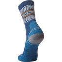 Smartwool Men's Hike Light Cushion Spiked Stripe Crew Socks, Light Gray, Large