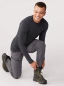 Smartwool Men's Merino 250 Baselayer Crew, Charcoal Heather, Large
